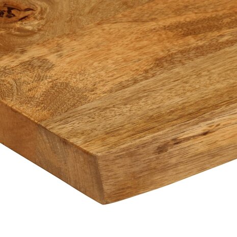 Tafelblad met natuurlijke rand 40x40x2,5 cm massief mangohout 6