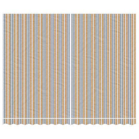Vervangingsdoek voor luifel gestreept 4x3 m meerkleurig 3