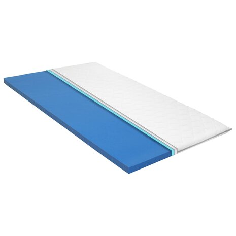 Topmatras 6 cm visco-traagschuim 90x200 cm 1