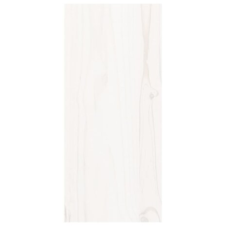 Wijnkast 56x25x56 cm massief grenenhout wit 6