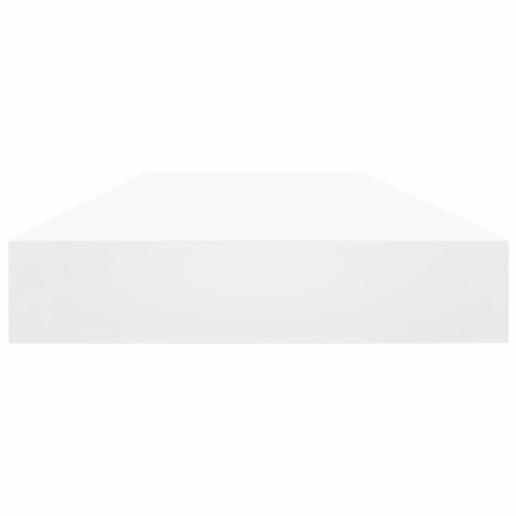 Wandschappen 4 st 100x10x1,5 cm spaanplaat wit 3