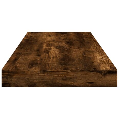 Wandschappen 4 st 60x10x1,5 cm bewerkt hout gerookt eikenkleur 5
