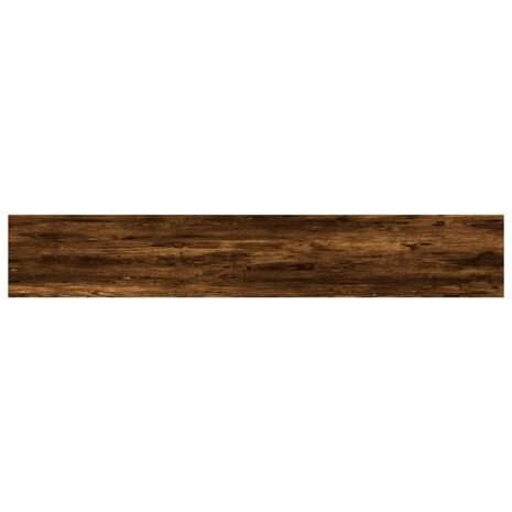Wandschappen 4 st 60x10x1,5 cm bewerkt hout gerookt eikenkleur 6