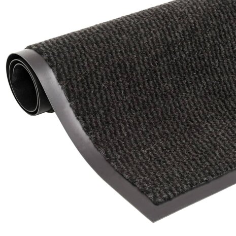 Deurmat getuft 60x150 cm zwart 1
