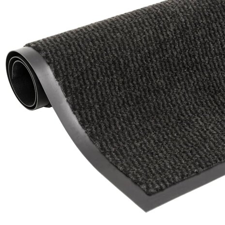 Deurmat getuft 60x180 cm zwart 1