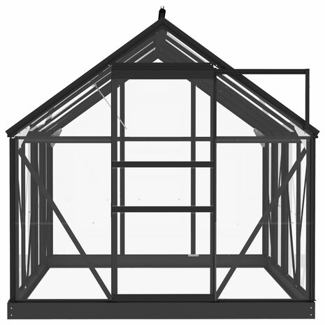  Vervangend frame tuinkas 155x103x191 cm aluminium antraciet 4