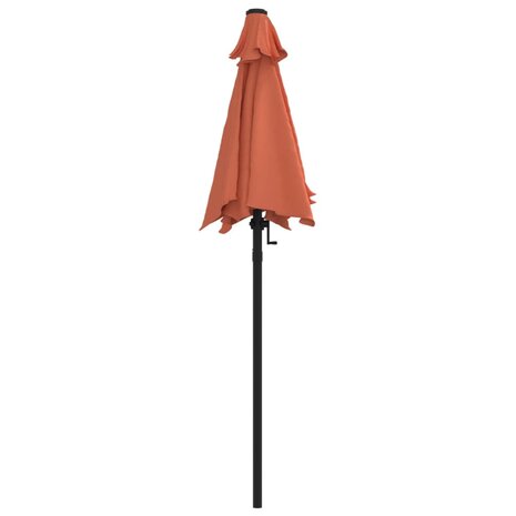 Parasol 200x224 cm aluminium terracotta 4