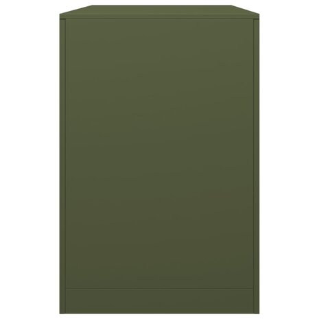 Haardhoutrek 100x40x60 cm staal groen 5