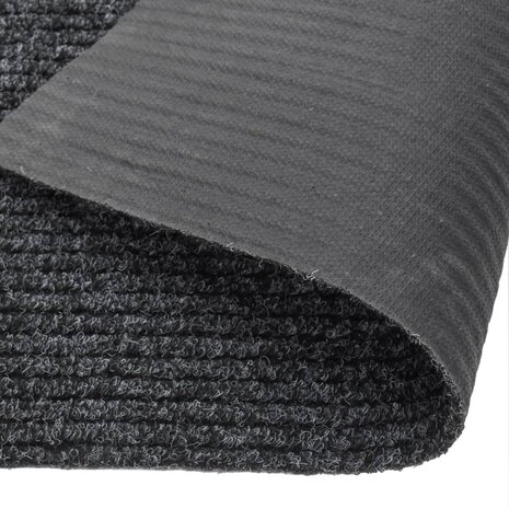 Droogloopmat 100x500 cm antracietkleurig 6
