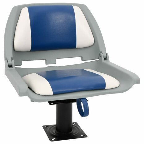 Bootstoelen 2 st met poot 360° draaibaar 2