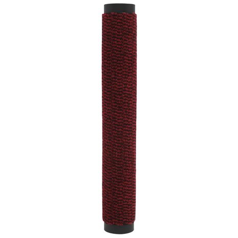 Droogloopmatten 2 st rechthoekig getuft 60x90 cm rood 4