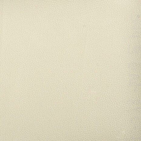 Chaise longue met kussens kunstleer crème 7
