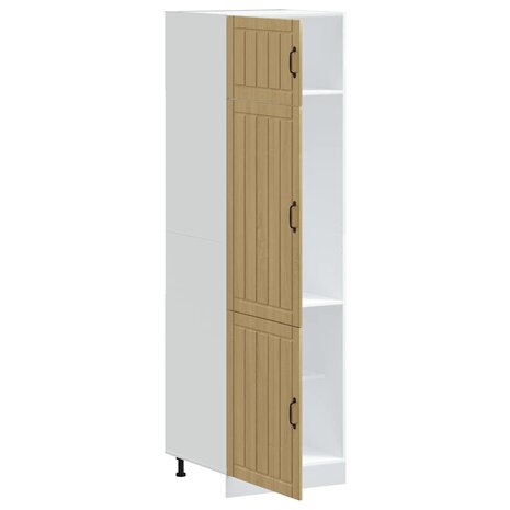 Keukenkast Lucca bewerkt hout sonoma eikenkleurig 4