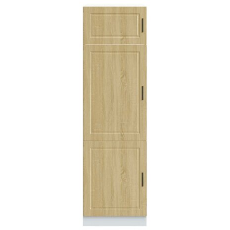 Keukenkast Porto bewerkt hout sonoma eikenkleurig 3