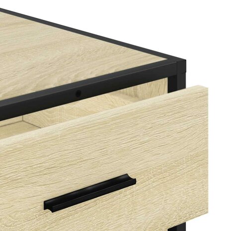 Ladekast 70x41x70 cm bewerkt hout sonoma eikenkleurig 8