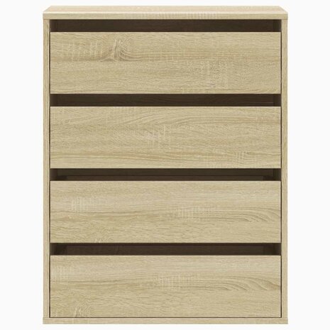 Ladekast 60x41x76 cm bewerkt hout sonoma eikenkleurig 4