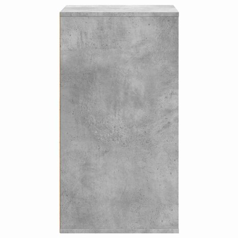 Ladekast 60x41x76 cm bewerkt hout betongrijs 6