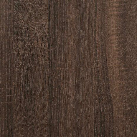 Ladekast 60x41x76 cm bewerkt hout bruin eikenkleurig 9