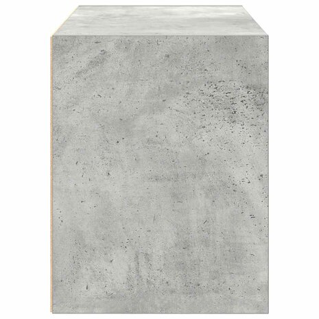 Kast met 2 lades 60x31x40 cm bewerkt hout betongrijs 6