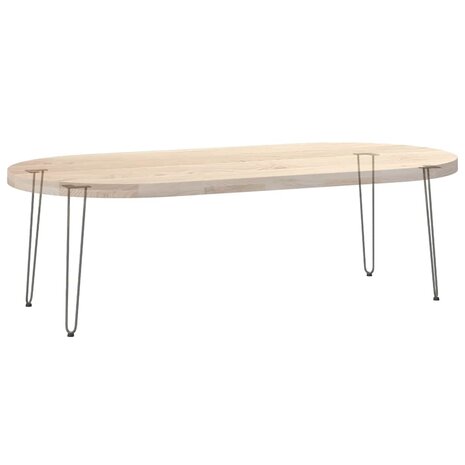 Haarspeld tafelpoten 4 st 72 cm massief staal naturel 8