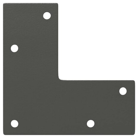 Salontafelpoten conische vorm 4 st 72-73 cm staal antraciet 7