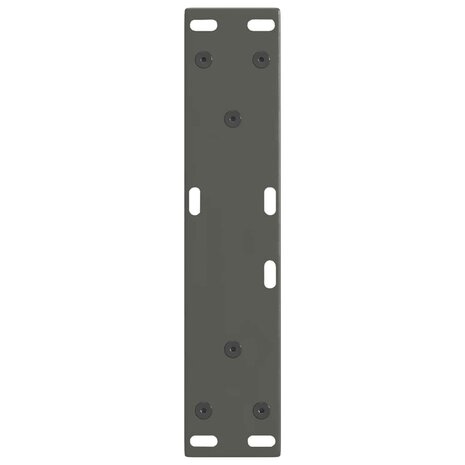 Eettafelpoten 2 st V-vormig 28x(42-43,3) cm staal antraciet 7