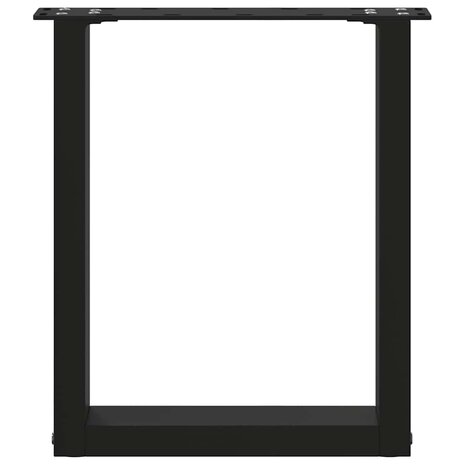 Salontafelpoten 2 st U-vormig 38x(42-43) cm staal zwart 5