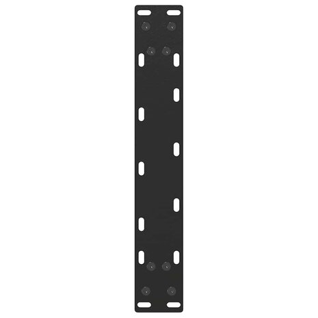 Salontafelpoten 2 st U-vormig 38x(42-43) cm staal zwart 7