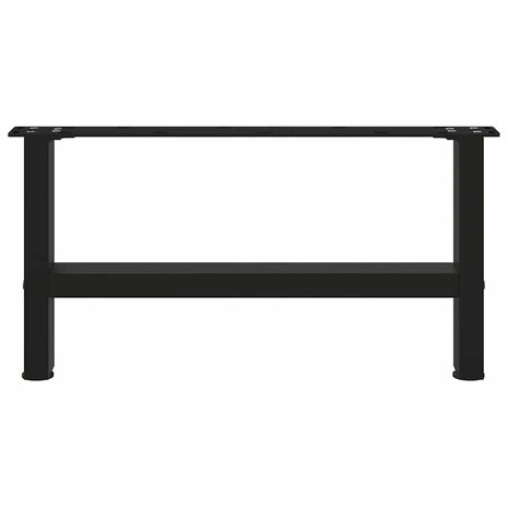 Salontafelpoten 2 st 70x(30-31) cm staal zwart 5