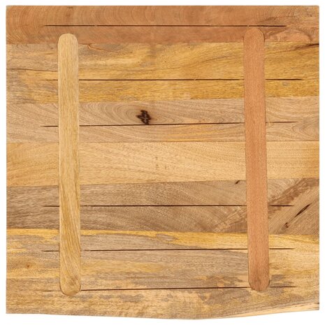 Tafelblad met natuurlijke rand 40x40x2,5 cm massief mangohout 5