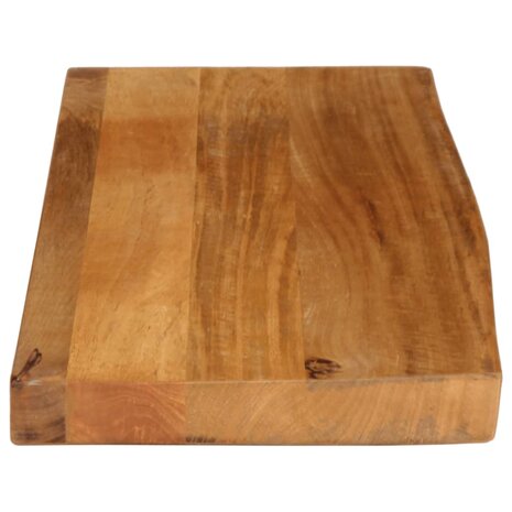Tafelblad met natuurlijke rand 80x20x3,8 cm massief mangohout 4