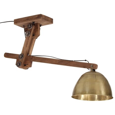 Plafondlamp 25 W E27 105x30x65-108 cm antiek messingkleurig 2