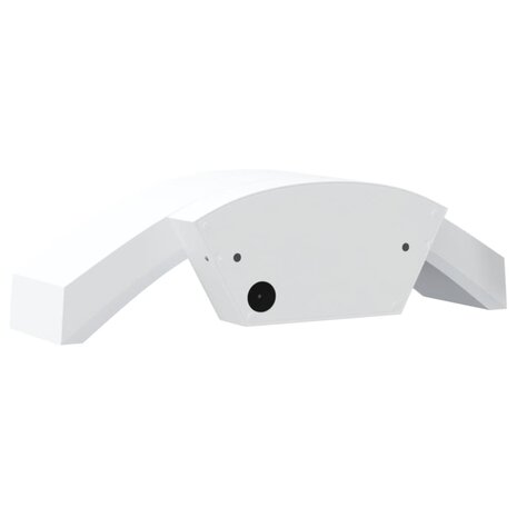 Buitenwandlampen 2 st LED gegoten aluminium wit 7