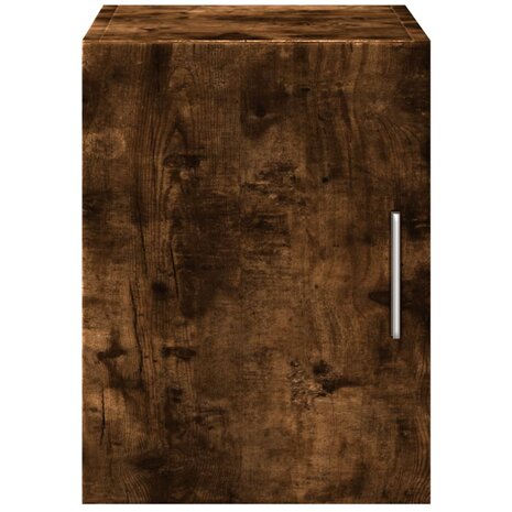 Wandkast 30x42,5x40 cm bewerkt hout gerookt eikenkleurig 4