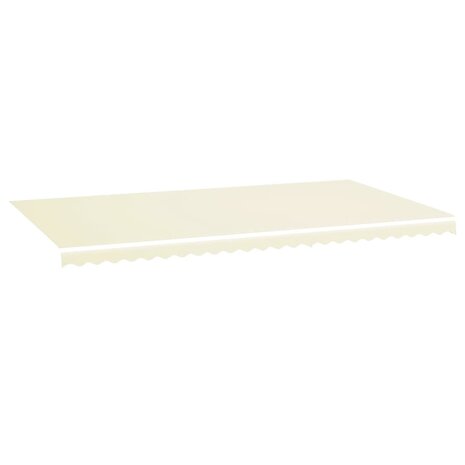 Vervangingsdoek voor luifel 6x3,5 m crèmekleurig 2