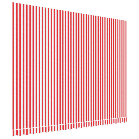 Vervangingsdoek voor luifel gestreept 4,5x3,5 m rood en wit 2