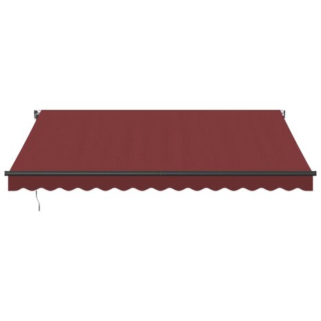 Luifel automatisch uittrekbaar 400x300 cm bordeauxrood 3