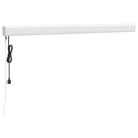 Luifel uittrekbaar 3,5x2,5 m stof en aluminium geel en wit 6