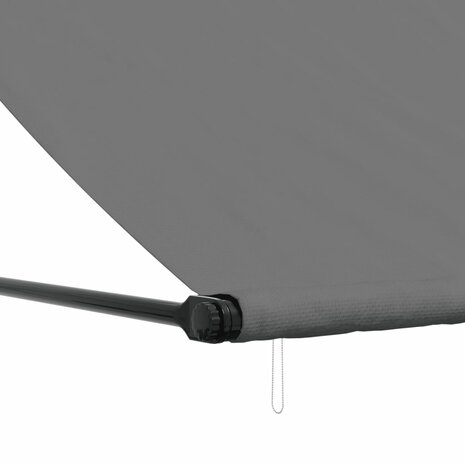 Luifel uittrekbaar 250x150 cm stof en staal antracietkleurig 7