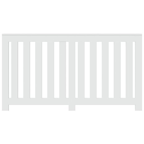 Radiatorombouw 149x20x82 cm bewerkt hout wit 3