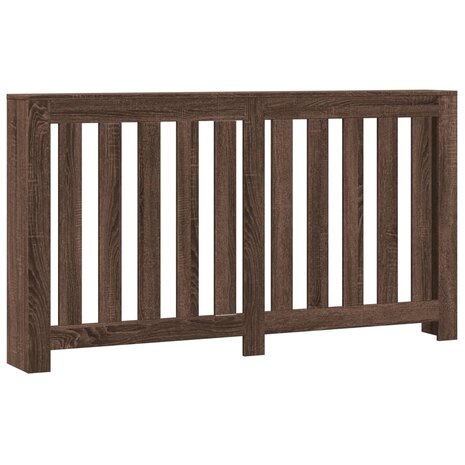 Radiatorombouw 149x20x82 cm bewerkt hout bruin eikenkleurig 2