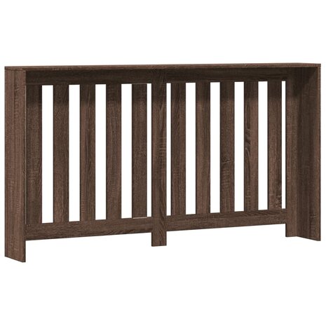 Radiatorombouw 149x20x82 cm bewerkt hout bruin eikenkleurig 5