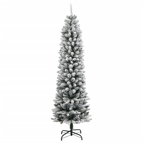 Kunstkerstboom met 150 LED&apos;s en sneeuw 150 cm 3