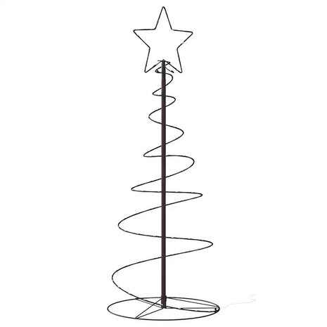LED-kerstboom 80 LEDs warm wit 120 cm 5