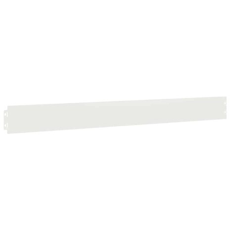 Gazonranden 50 st 10x103 cm koudgewalst staal wit 4