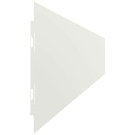 Gazonranden 50 st 10x103 cm koudgewalst staal wit 5