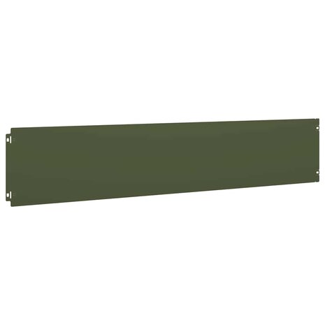 Gazonranden 30 st 20x103 cm koudgewalst staal olijfgroen 4