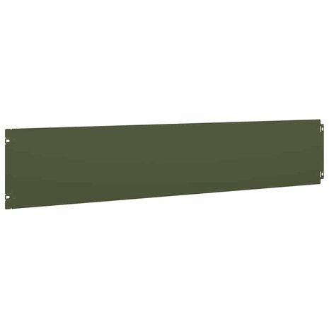 Gazonranden 30 st 20x103 cm koudgewalst staal olijfgroen 6
