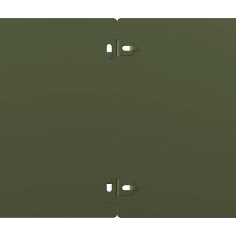 Gazonranden 30 st 20x103 cm koudgewalst staal olijfgroen 7