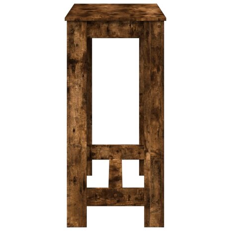 Bartafel 102x50x103,5 cm bewerkt hout gerookt eikenkleurig 5